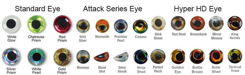 Do-It 3D Stick On Lure Eyes