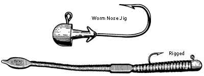 Worm Nose Jig Mold