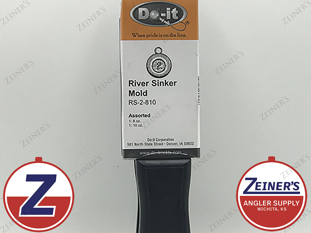 3181 New Do-It River Sinker Mold RS-2-810 8 & 10 oz w/100