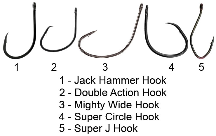 Buy Team Catfish Jack Hammer J Hooks with Wide Gap Design to Hold